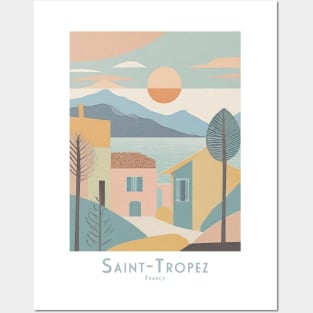 Saint-Tropez France - Seaside Serenity Posters and Art